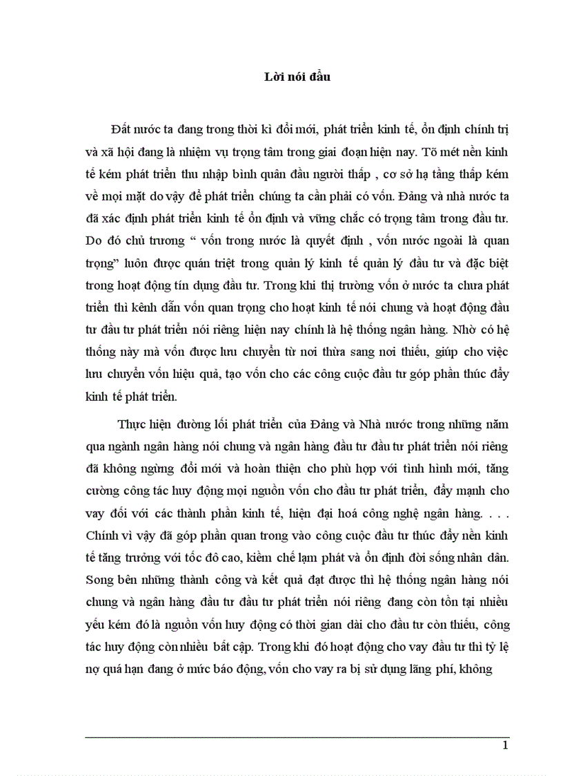 image for page Một số giải pháp nhằm tăng cường khả năng huy động vốn và sử dụng vốn cho đầu tư phát triển tại ngân hàng đầu tư phát triển Hà Tây 1
