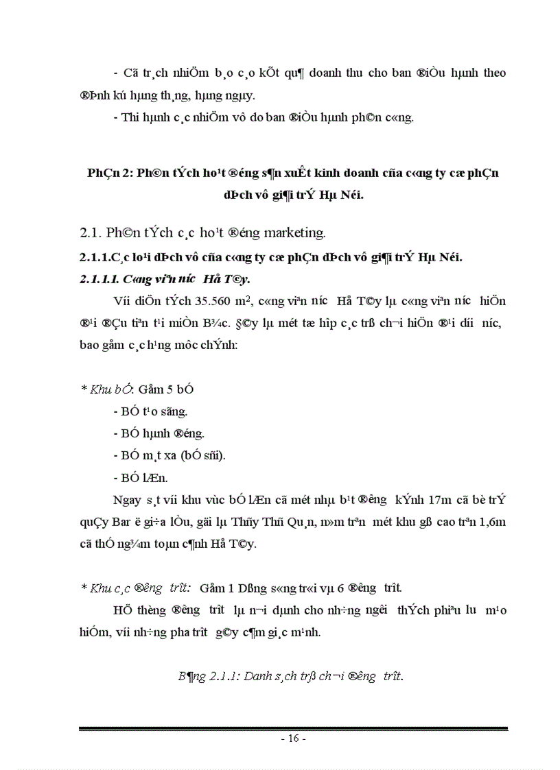 image for page Phân tích hoạt động sản xuất kinh doanh của công ty cổ phần dịch vụ giải trí Hà Nội