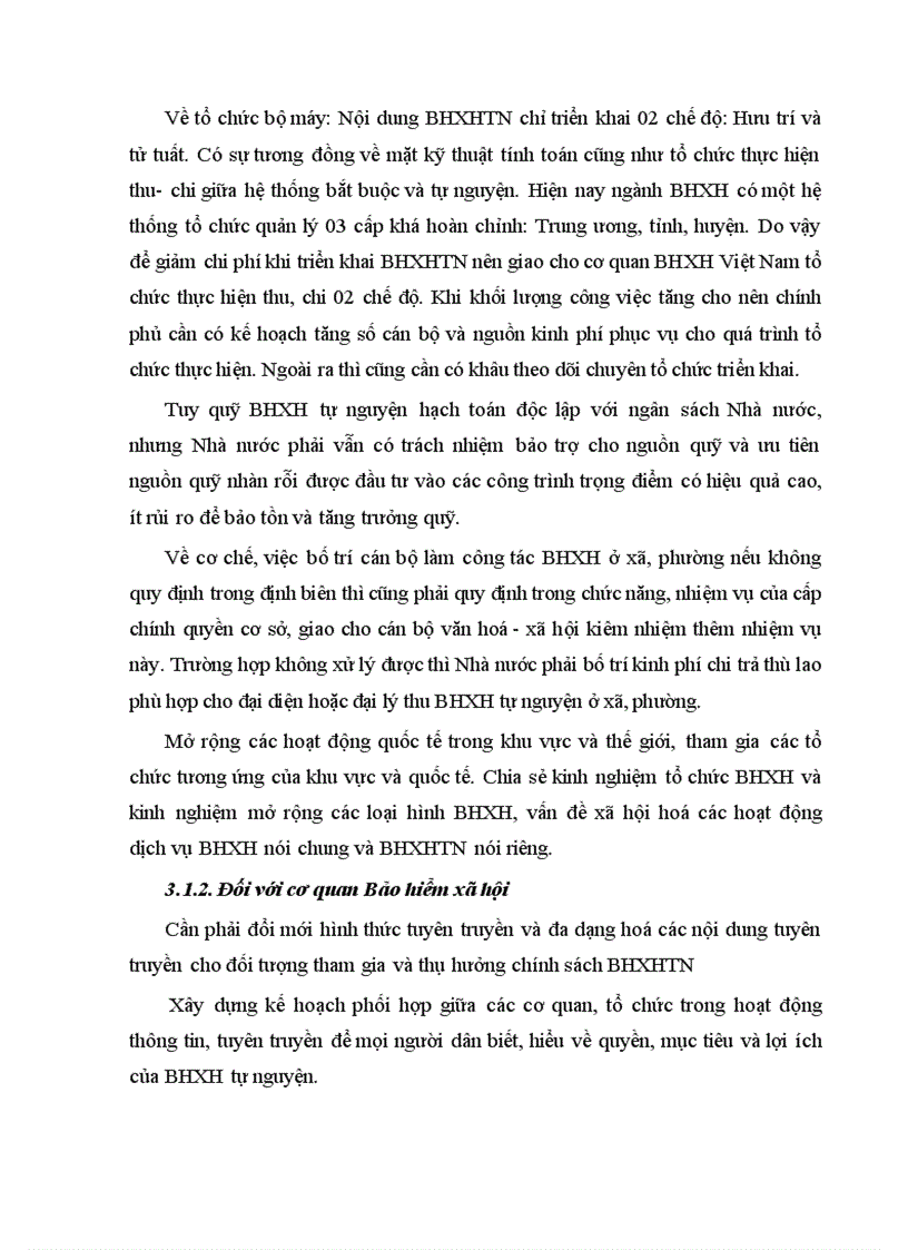 image for page Những thuận lợi và khó khăn trong quá trình triển khai BHXH tự nguyện Một số kiến nghị và giải pháp