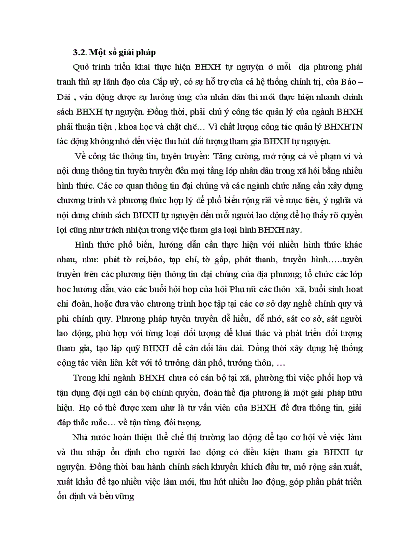 image for page Những thuận lợi và khó khăn trong quá trình triển khai BHXH tự nguyện Một số kiến nghị và giải pháp