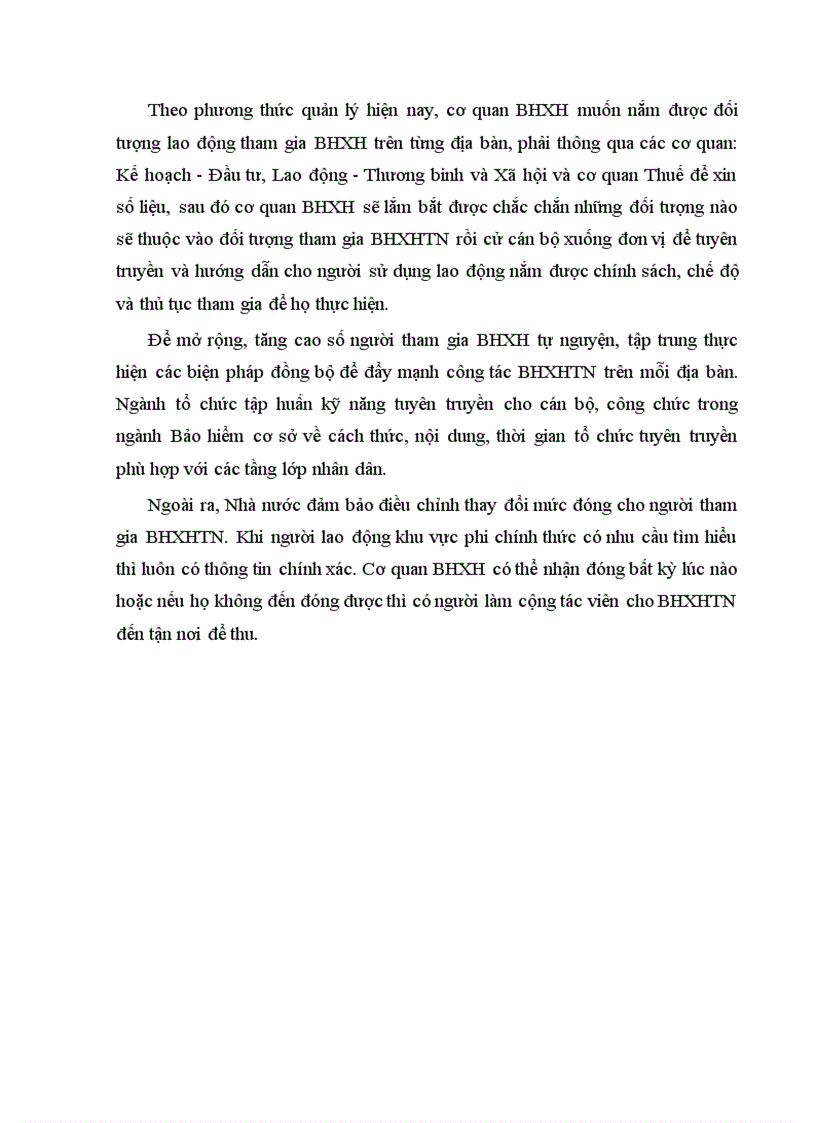 image for page Những thuận lợi và khó khăn trong quá trình triển khai BHXH tự nguyện Một số kiến nghị và giải pháp