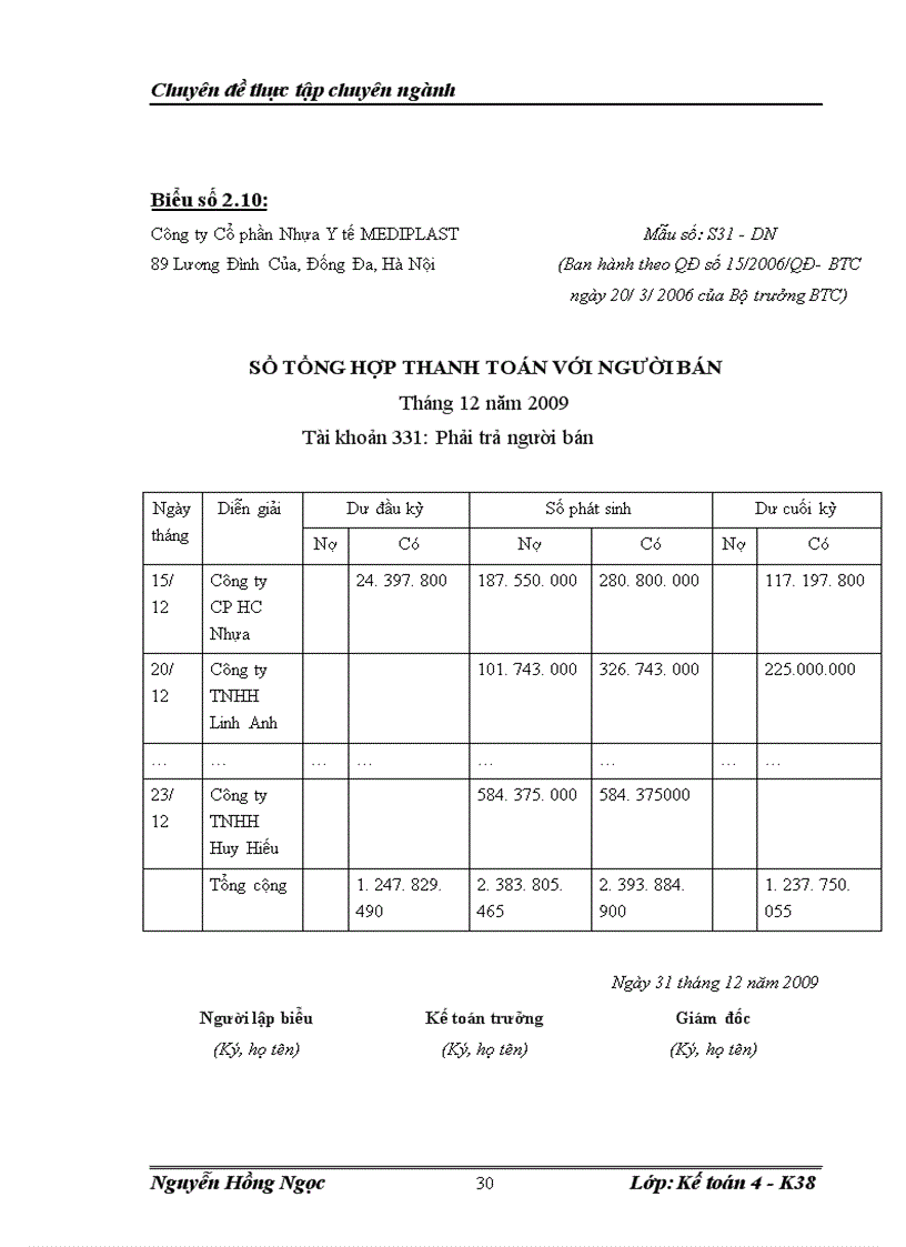 image for page Hoàn thiện kế toán nguyên vật liệu tại Công ty Cổ phần Nhựa Y tế MEDIPLAST 1