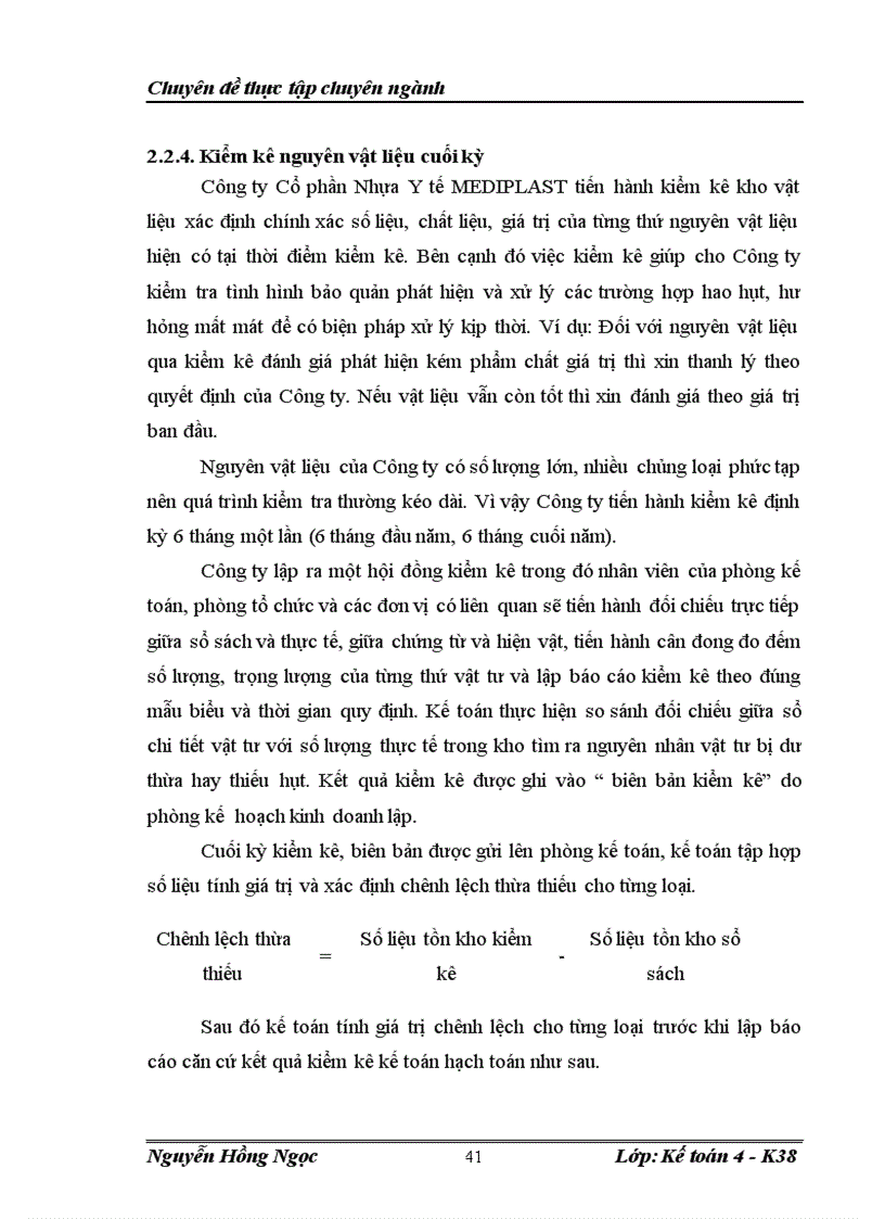 image for page Hoàn thiện kế toán nguyên vật liệu tại Công ty Cổ phần Nhựa Y tế MEDIPLAST 1