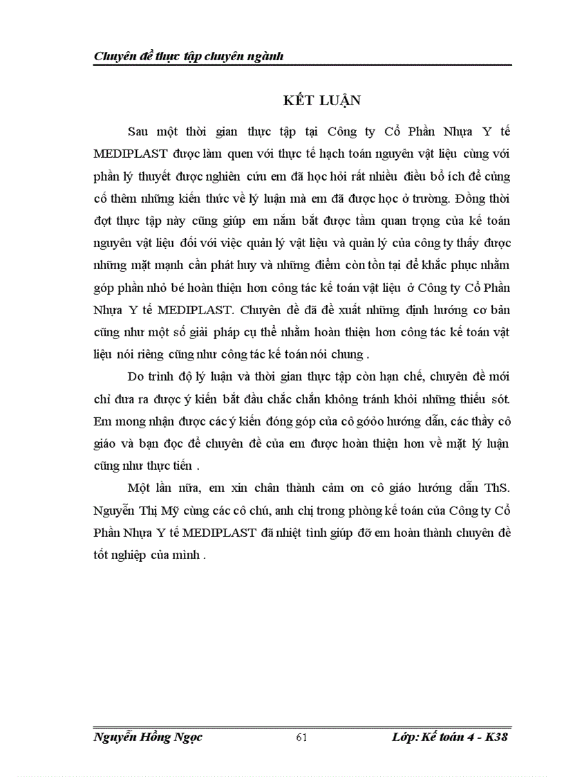 image for page Hoàn thiện kế toán nguyên vật liệu tại Công ty Cổ phần Nhựa Y tế MEDIPLAST 1