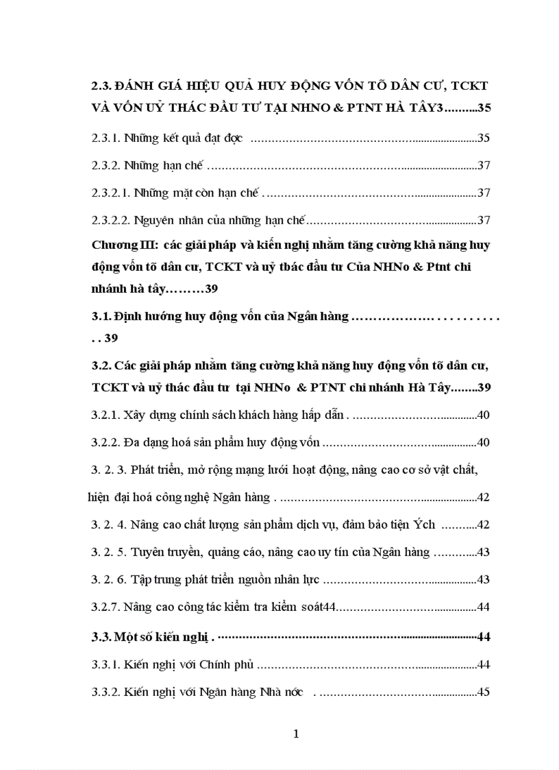 image for page giải pháp nhằm tăng cường khả năng huy động vốn từ dân cư TCKT và uỷ thác đầu tư tại NHNo PTNT chi nhánh Hà Tây Thành Phố Hà Nội