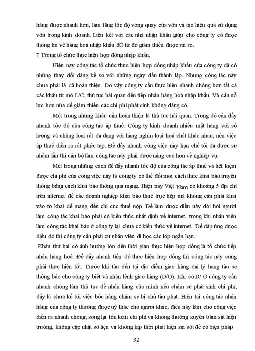 image for page Hoạt động nhập khẩu của Công ty TNHH Thương Mại Sản Xuất Việt Trung thực trạng và giải pháp 1