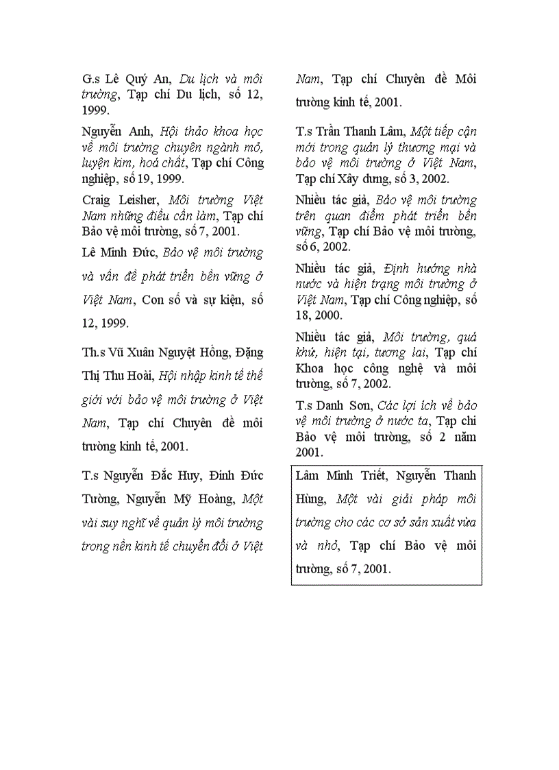 image for page Mối liên hệ giữa tăng trưởng kinh tế và bảo vệ môi trường ở Việt Nam 1