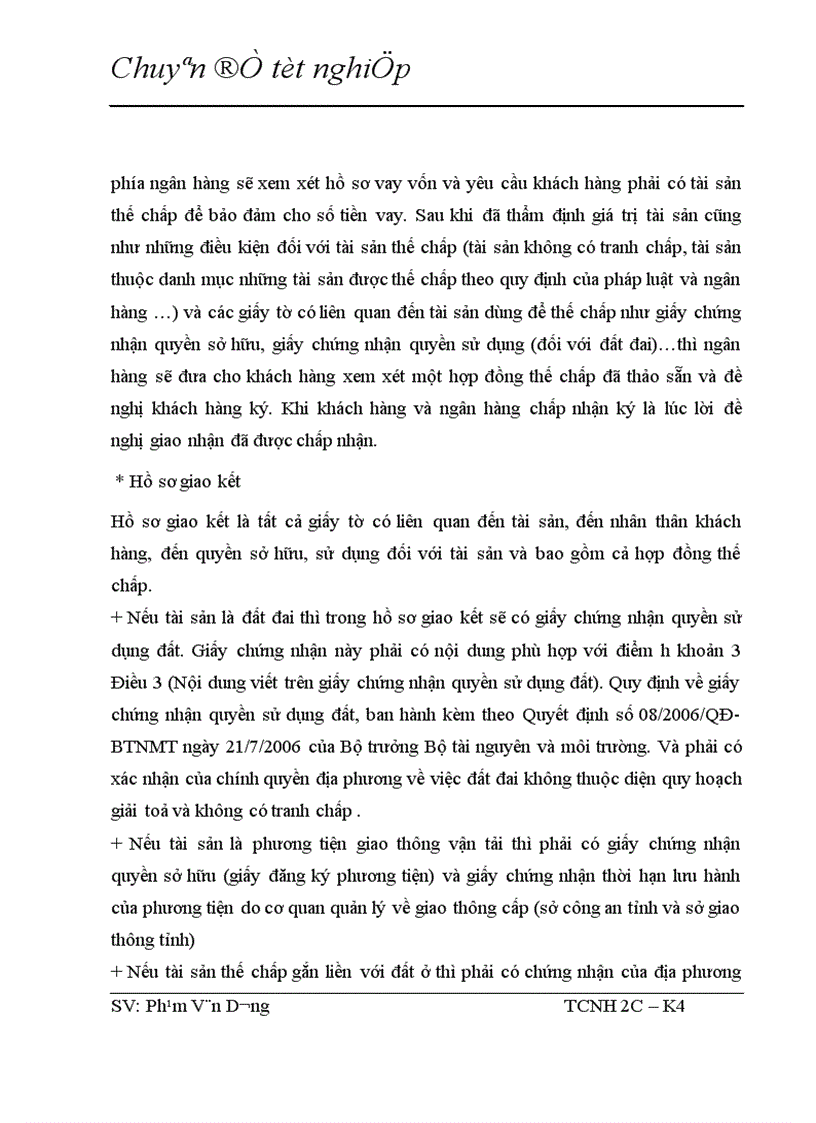 image for page Giải pháp nhằm nâng cao hiệu quả bảo đảm tiền vay bằng thế chấp tài sản trong hoạt động tín dụng tại NHTMCP Hàng Hải 1
