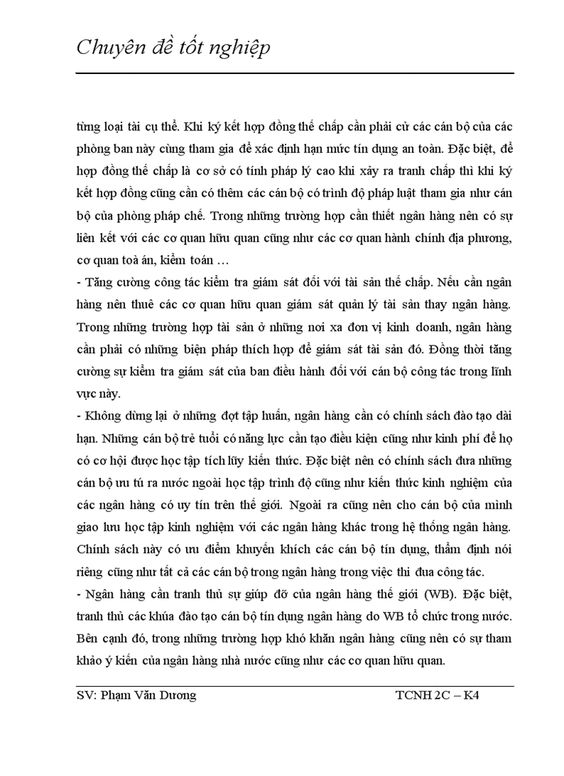 image for page Giải pháp nhằm nâng cao hiệu quả bảo đảm tiền vay bằng thế chấp tài sản trong hoạt động tín dụng tại NHTMCP Hàng Hải 1