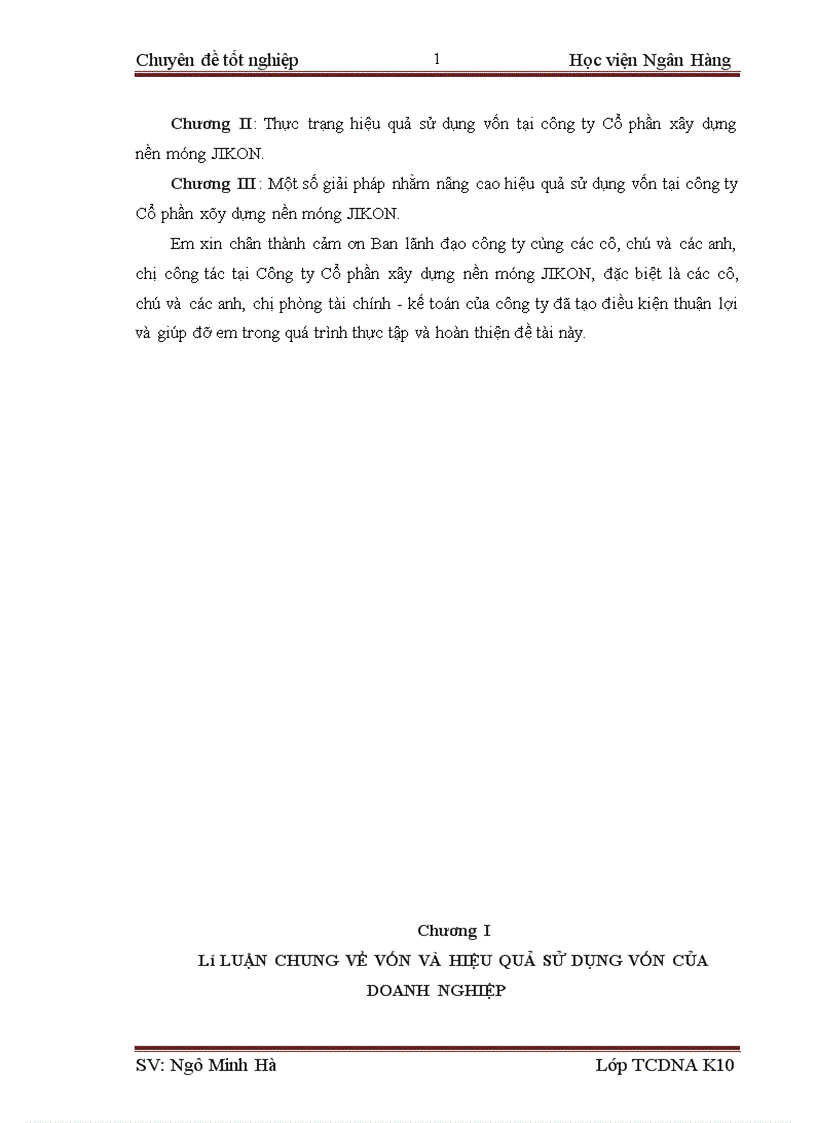 image for page Nâng cao hiệu quả sử dụng vốn tại công ty Cổ phần xây dựng nền móng JIKON