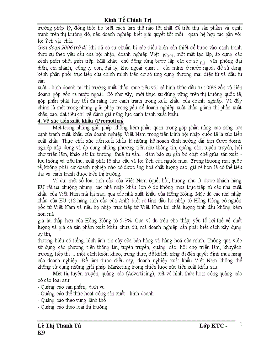 image for page Một số giải pháp nhằm nâng cao khả năng cạnh tranh hàng hoá của các doanh nghiệp Việt Nam trong tiến trình hội nhập quốc tế 1