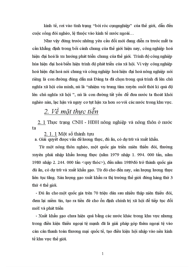 image for page Quá trình công nghiệp hoá hiện đại hoá nông nghiệp và nông thôn ở nước ta 1