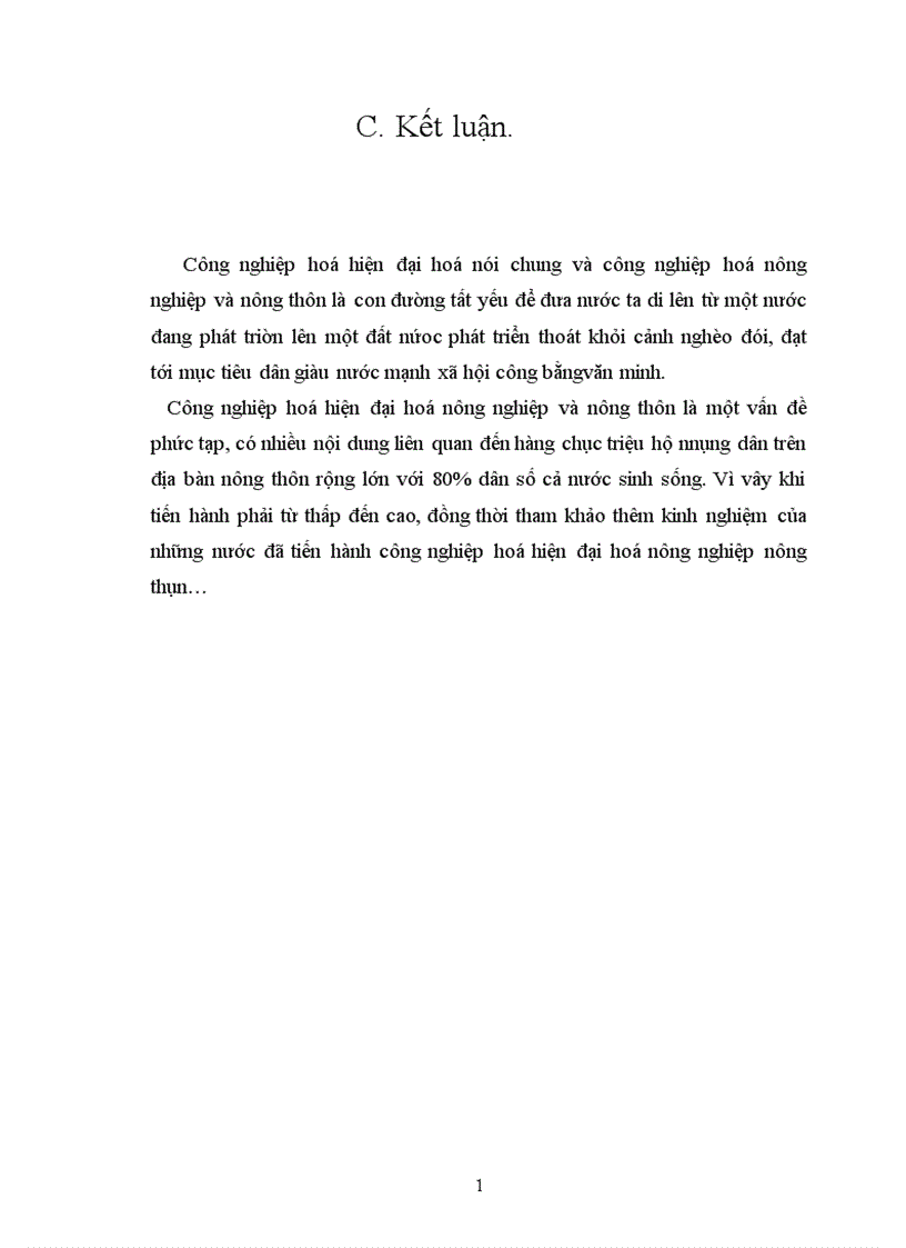 image for page Quá trình công nghiệp hoá hiện đại hoá nông nghiệp và nông thôn ở nước ta 1