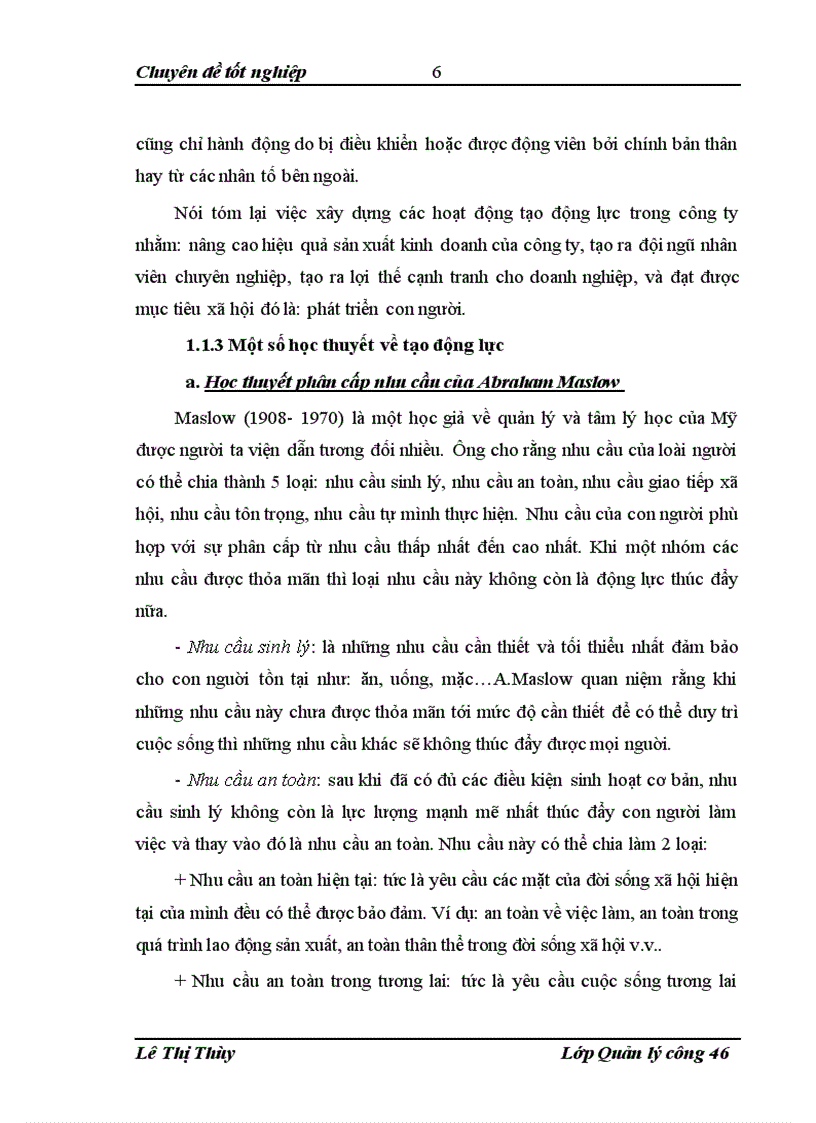 image for page Một số giải pháp nâng cao động lực làm việc cho người lao động tại Cổ phần Đầu tư và xây lắp Trường An Đề tài 1