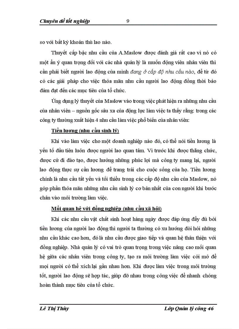 image for page Một số giải pháp nâng cao động lực làm việc cho người lao động tại Cổ phần Đầu tư và xây lắp Trường An Đề tài 1