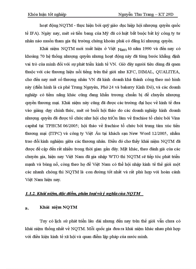 image for page Một số vấn đề lý luận và thực tiễn về hợp đồng nhượng quyền thương mại ở Việt Nam 1