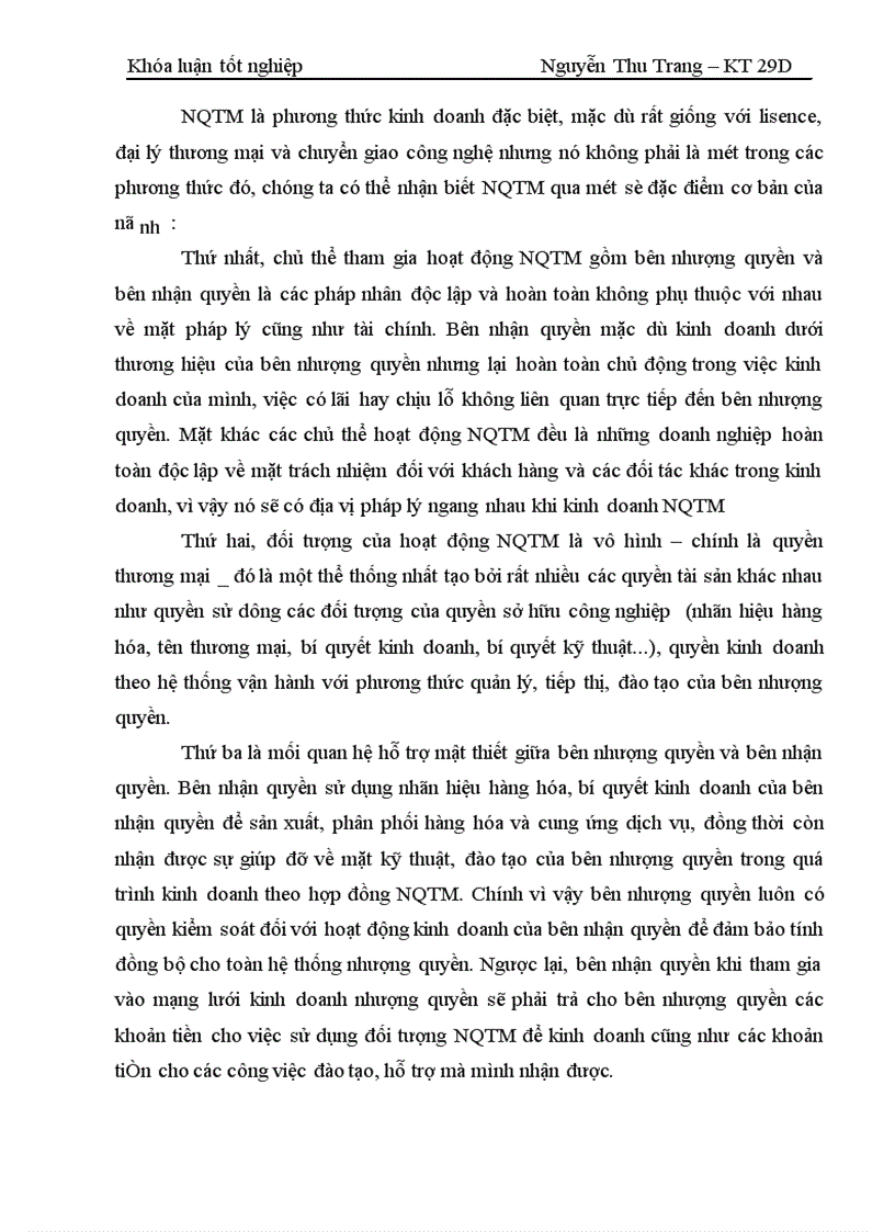 image for page Một số vấn đề lý luận và thực tiễn về hợp đồng nhượng quyền thương mại ở Việt Nam 1