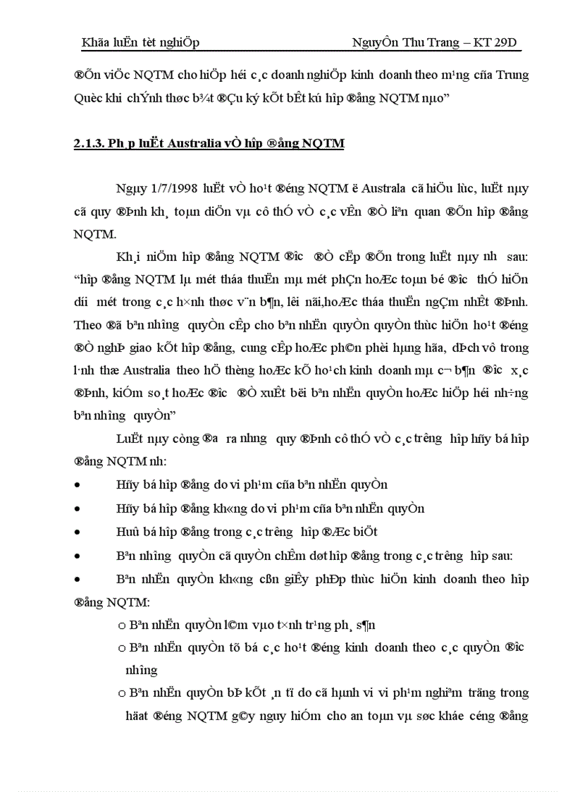 image for page Một số vấn đề lý luận và thực tiễn về hợp đồng nhượng quyền thương mại ở Việt Nam 1