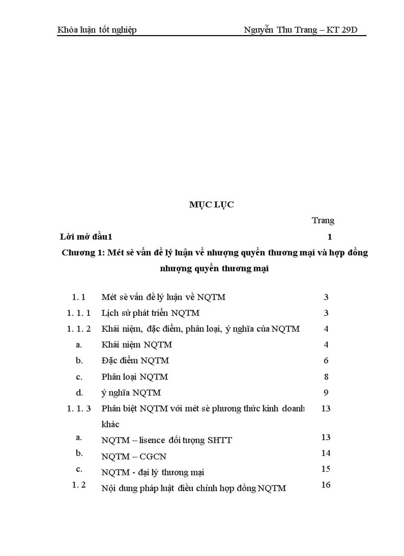 image for page Một số vấn đề lý luận và thực tiễn về hợp đồng nhượng quyền thương mại ở Việt Nam 1