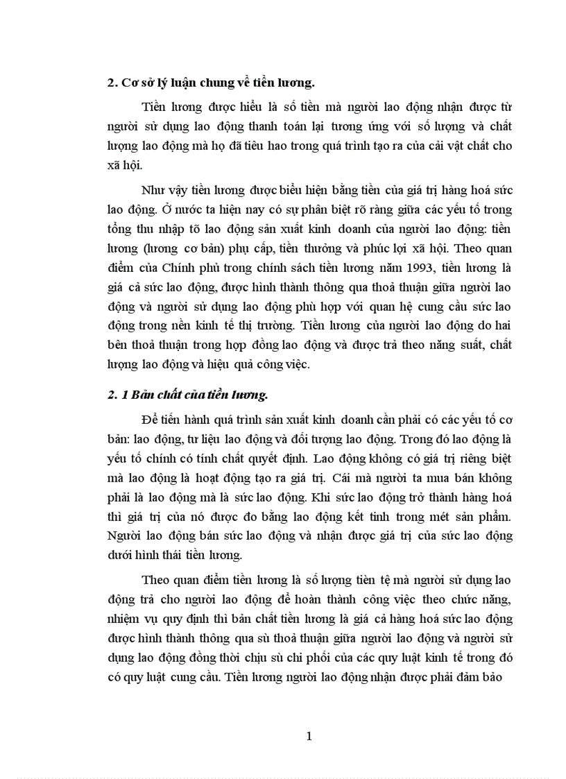 image for page Tổ chức quản lý sử dụng lao động và tiền lương trong công ty Dệt May Hà Nội 1