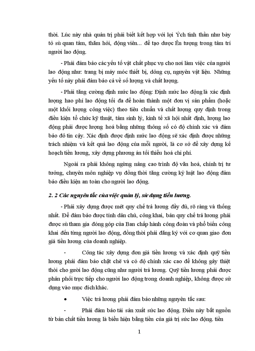 image for page Tổ chức quản lý sử dụng lao động và tiền lương trong công ty Dệt May Hà Nội 1