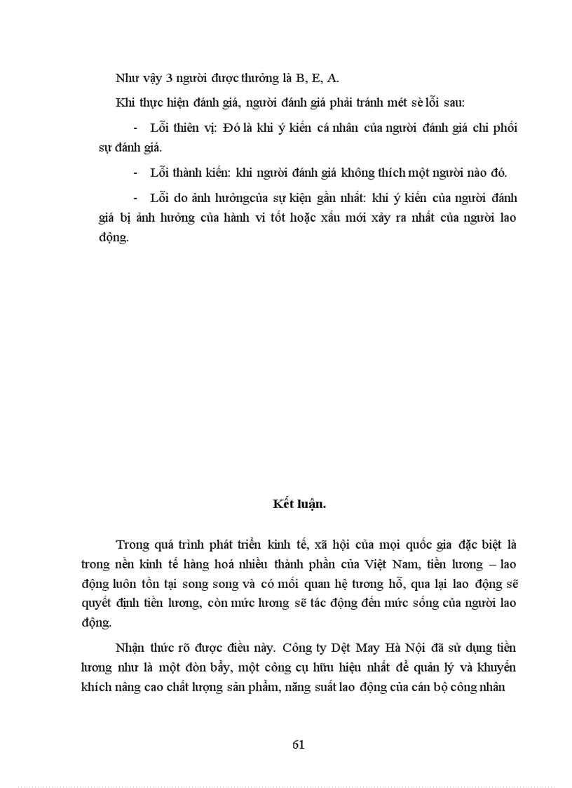 image for page Tổ chức quản lý sử dụng lao động và tiền lương trong công ty Dệt May Hà Nội 1