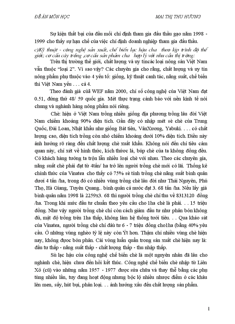 image for page Biện pháp nâng cao năng lực cạnh tranh của nông sản Việt Nam trong thời kỳ hội nhập