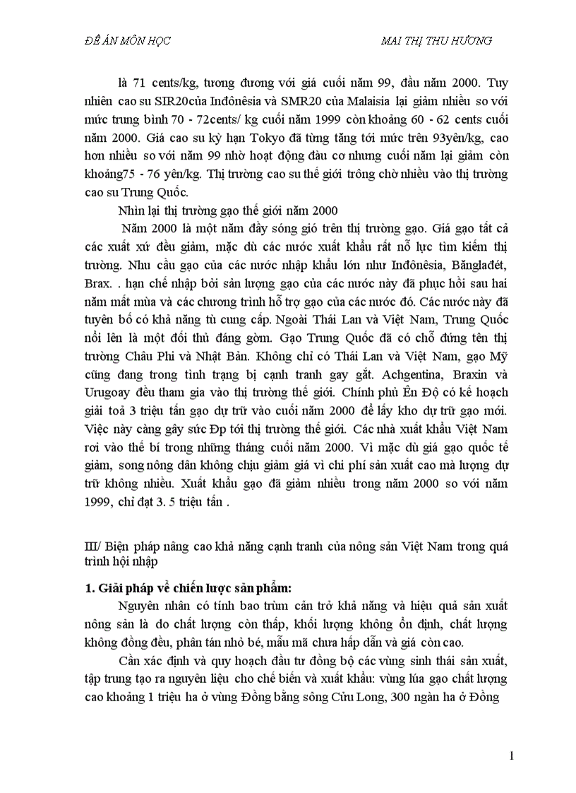 image for page Biện pháp nâng cao năng lực cạnh tranh của nông sản Việt Nam trong thời kỳ hội nhập