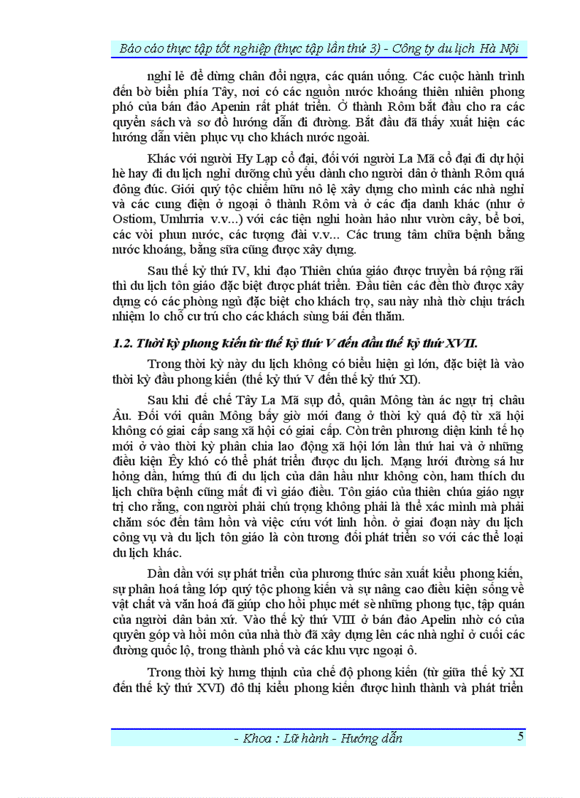 image for page Báo cáo thực tập tại tổng công ty Du lịch Hà Nội và Công ty CP DL TM dân chủ