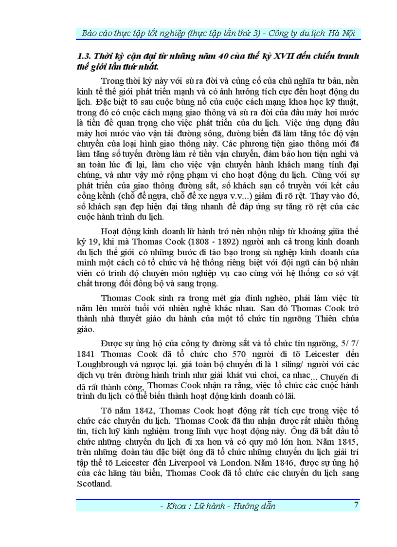 image for page Báo cáo thực tập tại tổng công ty Du lịch Hà Nội và Công ty CP DL TM dân chủ