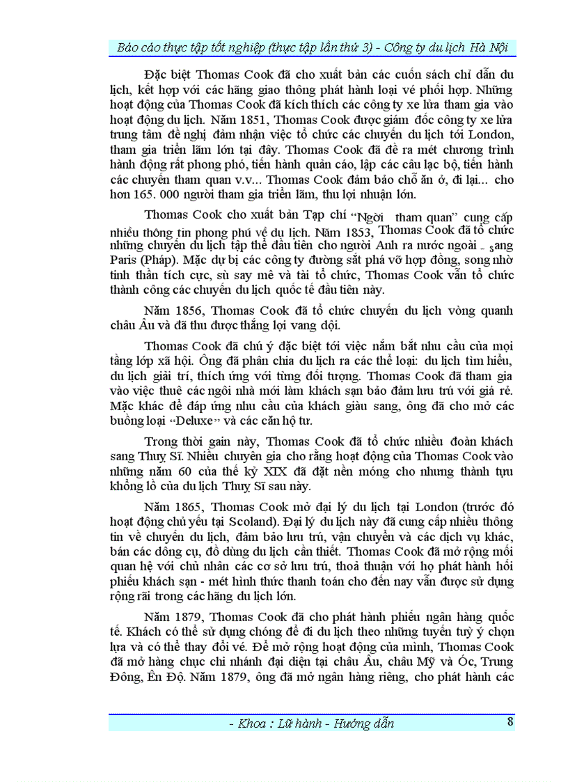 image for page Báo cáo thực tập tại tổng công ty Du lịch Hà Nội và Công ty CP DL TM dân chủ