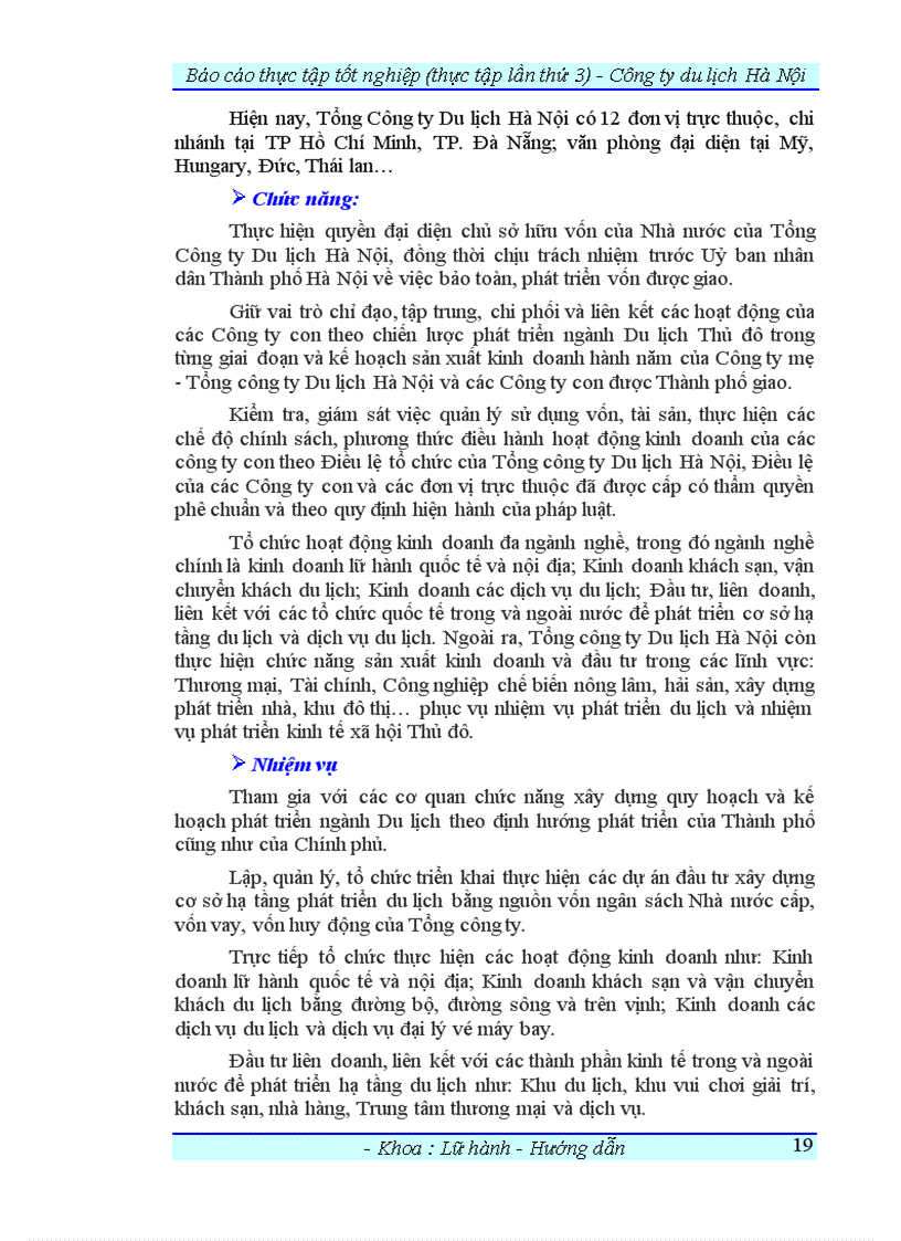 image for page Báo cáo thực tập tại tổng công ty Du lịch Hà Nội và Công ty CP DL TM dân chủ