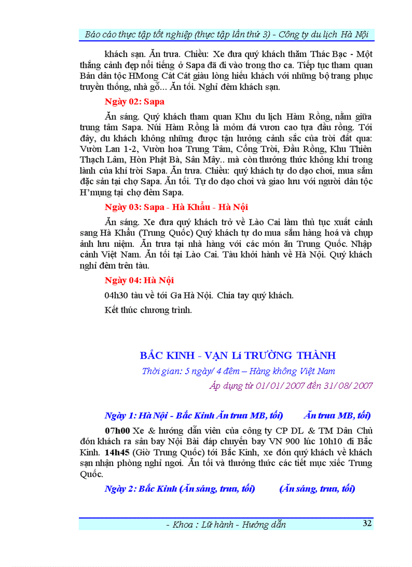 image for page Báo cáo thực tập tại tổng công ty Du lịch Hà Nội và Công ty CP DL TM dân chủ