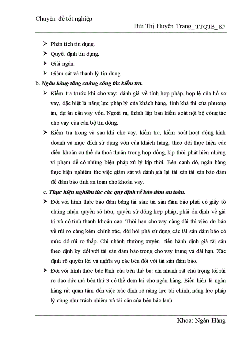 image for page Một số giải pháp phòng ngừa và hạn chế rủi ro trong hoạt động tín dụng của ngân hàng TMCP Bắc Á 1