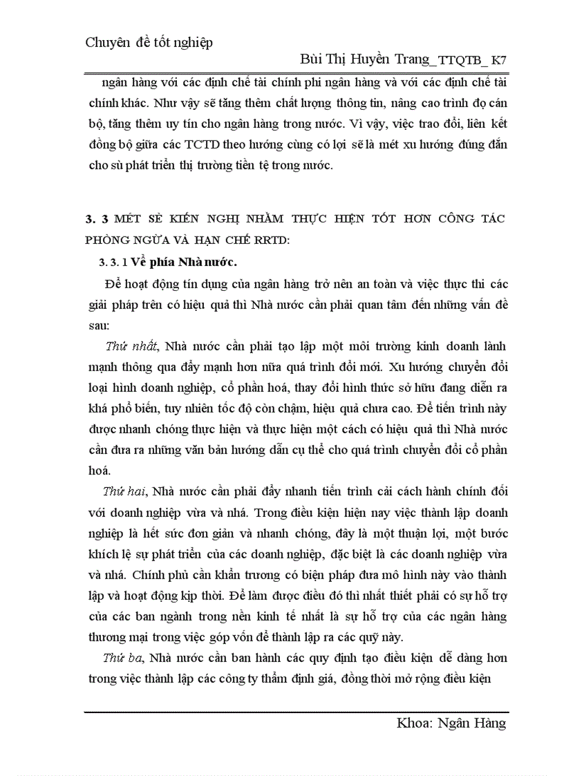 image for page Một số giải pháp phòng ngừa và hạn chế rủi ro trong hoạt động tín dụng của ngân hàng TMCP Bắc Á 1