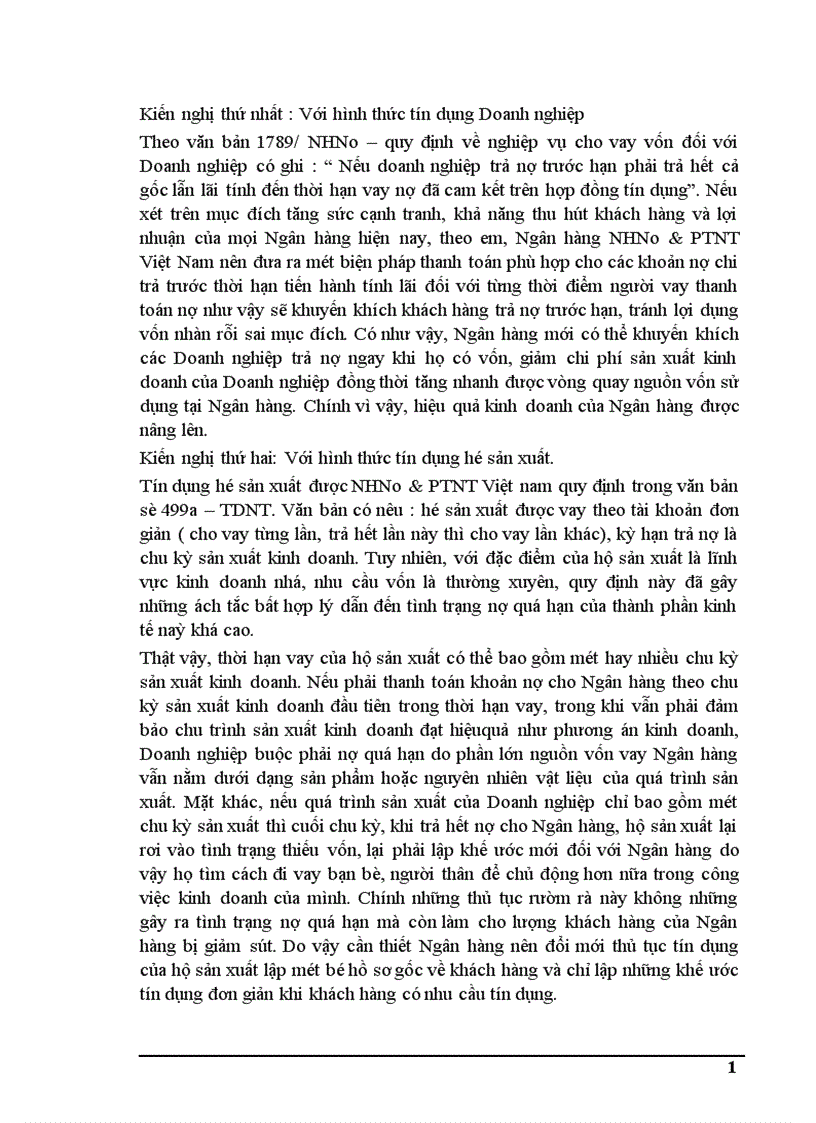 image for page Thực trạng tín dụng và rủi ro tín dụng tại ngân hàng nông nghiệp phát triển Hà Nội 1