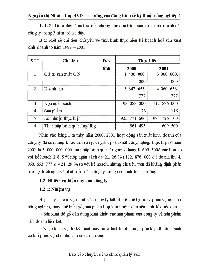 image for page Một số kiến nghị trong quá trình tìm hiểu công tác quản lý vốn tại công ty Đồng Tháp