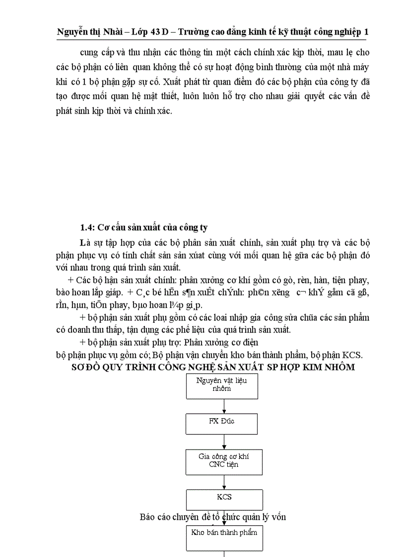 image for page Một số kiến nghị trong quá trình tìm hiểu công tác quản lý vốn tại công ty Đồng Tháp