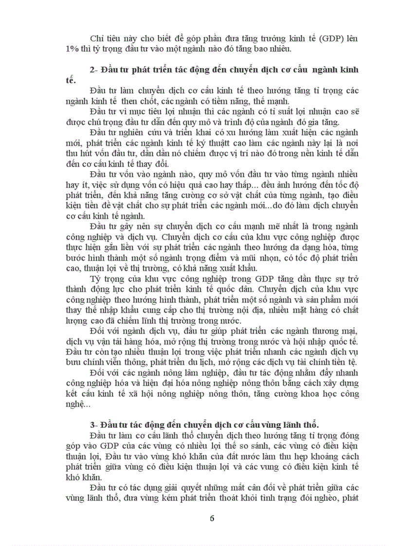image for page Hãy làm rõ tác động của đầu tư đến tăng trưởng và dịch chuyển cơ cấu kinh tế của các quốc gia Liên hệ với thực tế Việt Nam