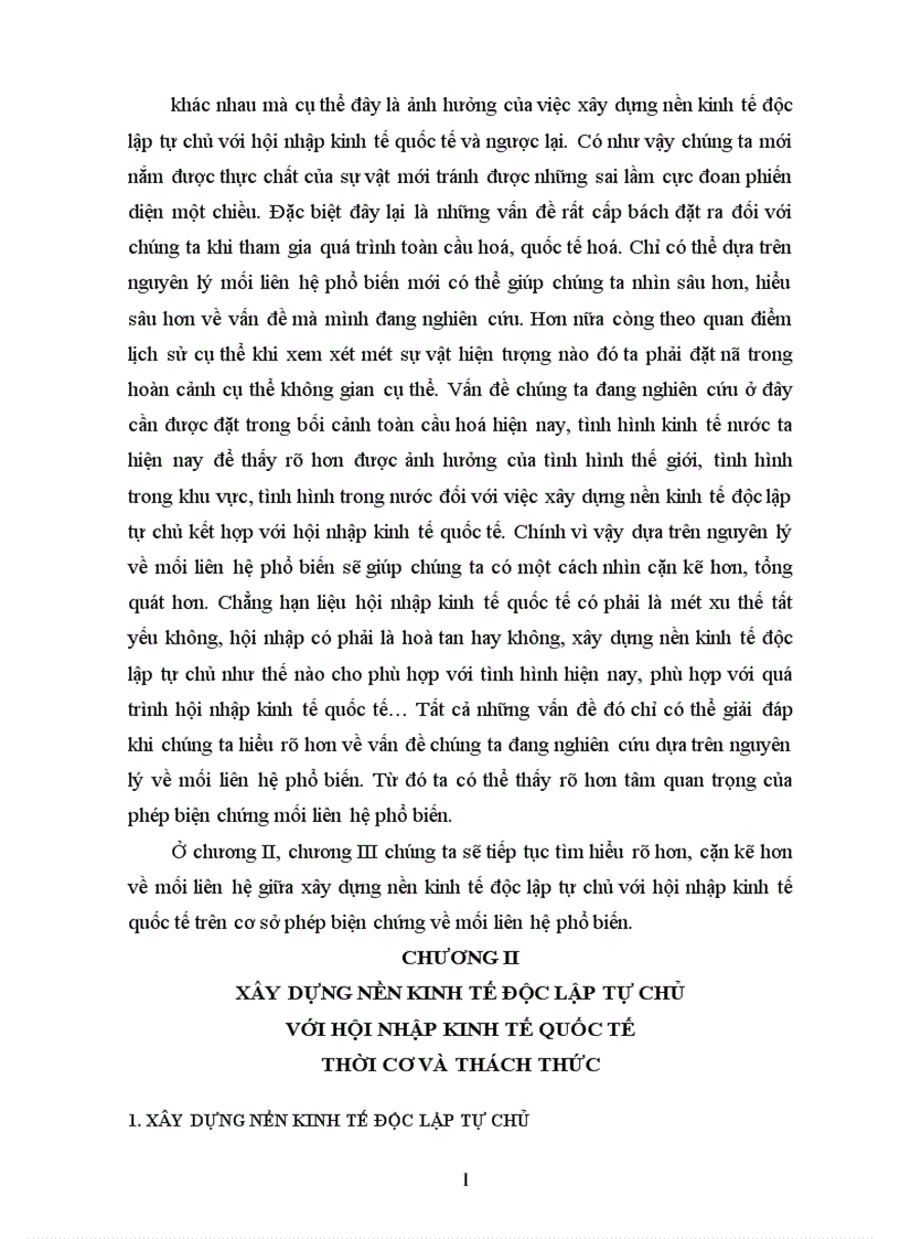 image for page Xây dựng nền kinh tế độc lập tự chủ với hội nhập kinh tế quốc tế Thời cơ và thách thức 1