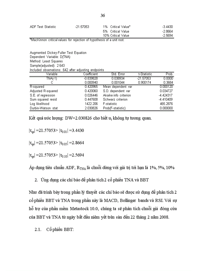 image for page Phân tích kĩ thuật và ứng dụng một số chỉ báo để tính tóan đối với một số cổ phiếu trên thị trường chứng khóan Việt Nam