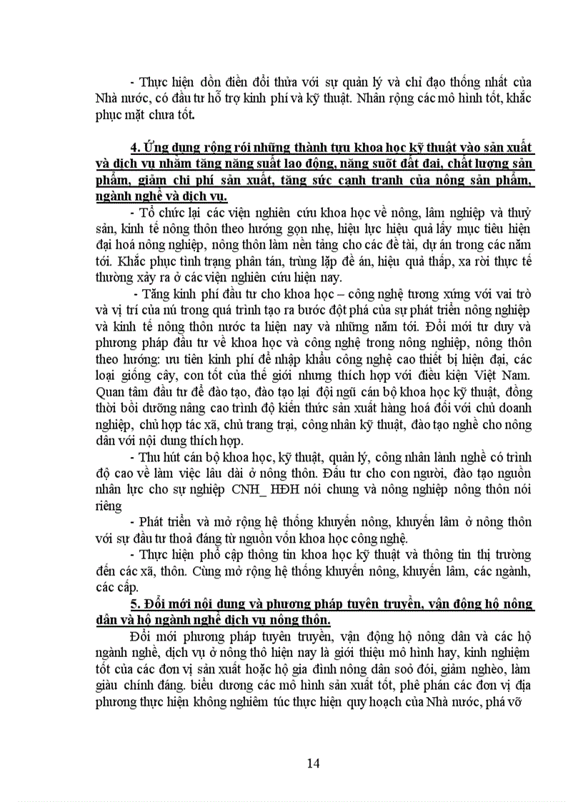 image for page Công nghiệp hoá hiện đại hoá nông nghiệp nông thôn ở nước ta trong giai đoạn hiện nay