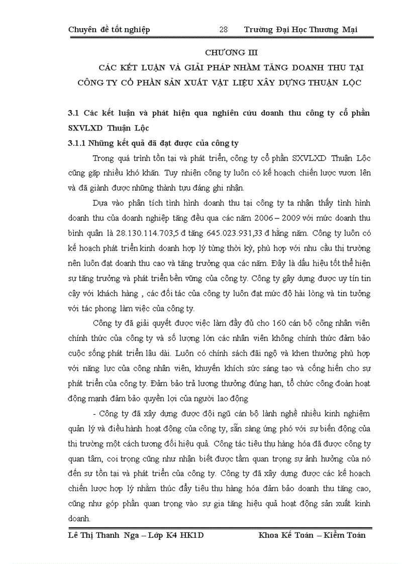 image for page Phân tích và dự báo thống kê doanh thu tại công ty Cổ Phần Sản Xuất Vật Liệu Xây Dựng Thuận Lộc 1