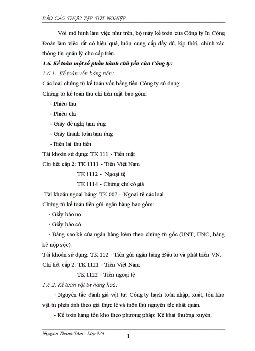 image for page Báo cáo thực tập tại Công ty In Công Đoàn 1