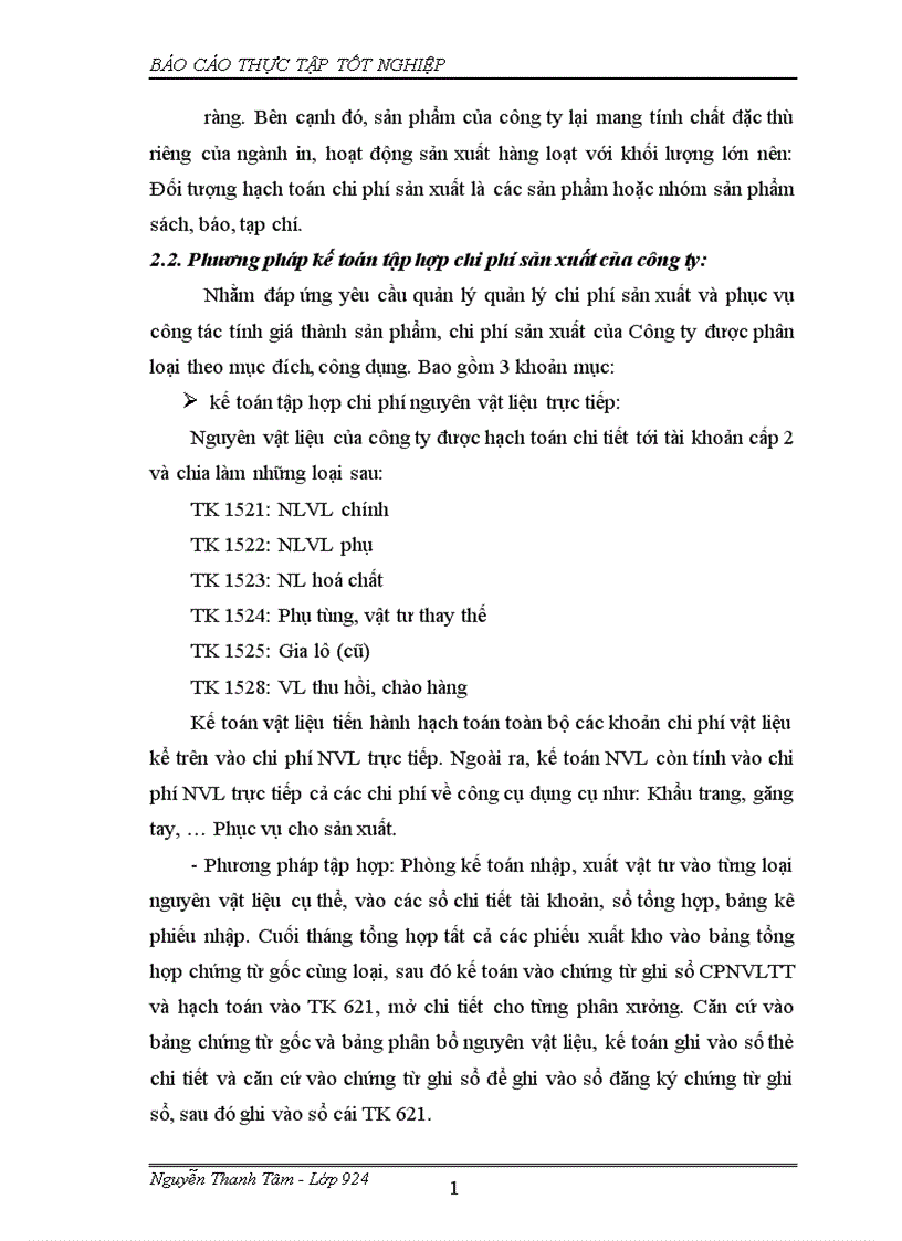 image for page Báo cáo thực tập tại Công ty In Công Đoàn 1