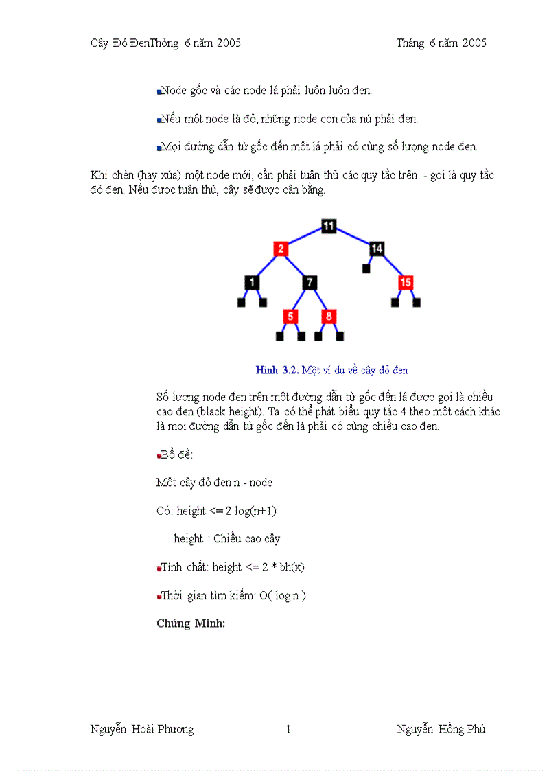 image for page Báo cáo môn Cấu trúc dữ liệu Cây Đỏ Đen