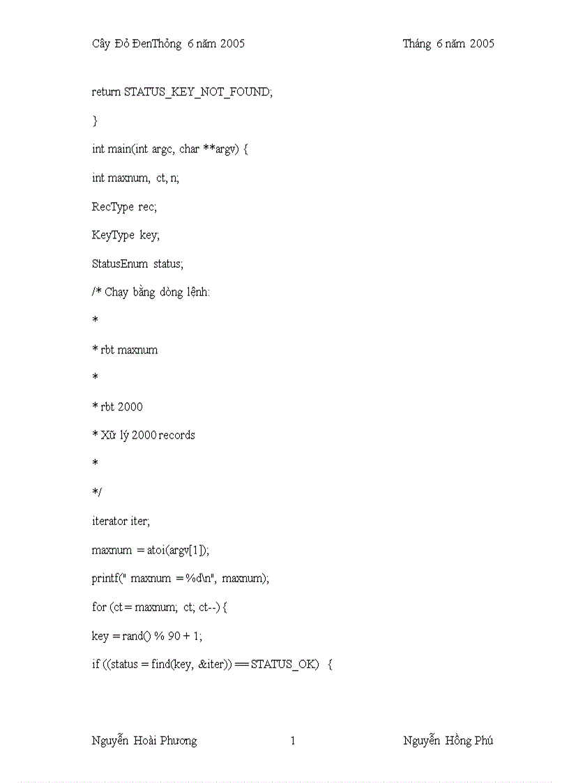image for page Báo cáo môn Cấu trúc dữ liệu Cây Đỏ Đen