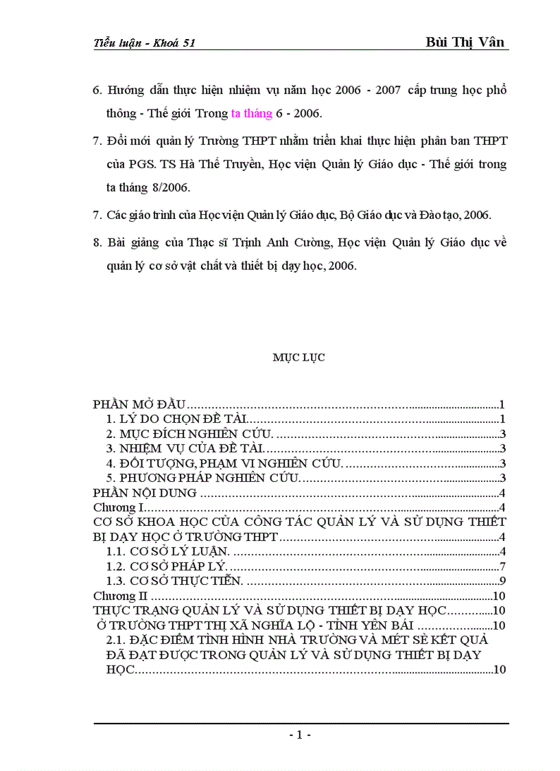 image for page Một số biện pháp quản lý và sử dụng thiết bị dạy học nhằm đổi mới phương pháp dạy học ở trường THPT thị xã Nghĩa Lộ tỉnh Yên Bái 1