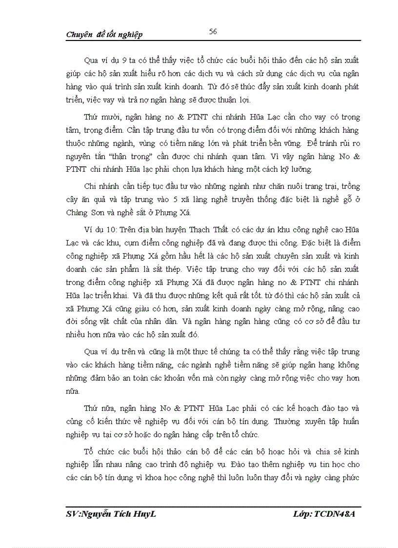 image for page Mở rộng cho vay hộ sản xuất tại ngân hàng nông nghiệp và Phát triển nông thôn Việt Nam chi nhánh Hòa Lạc 1