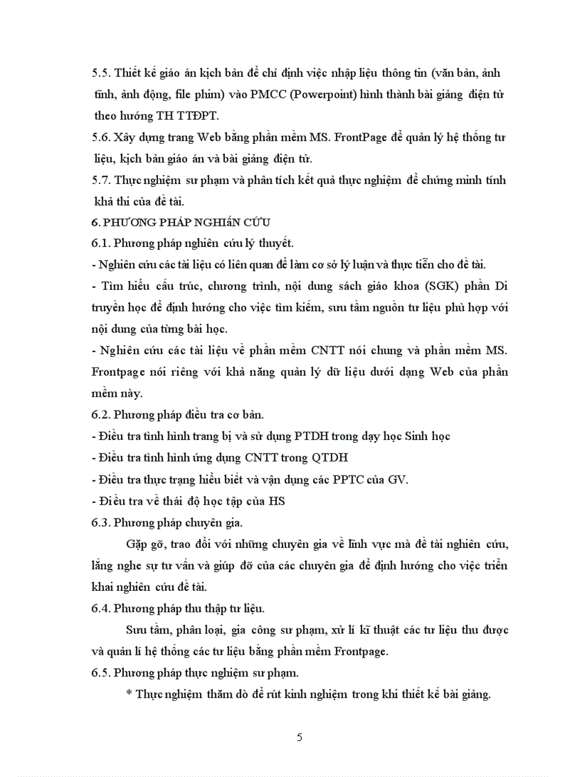 image for page Xây dựng và sử dụng bài giảng điện tử chương III IV V phần Di truyền học Sinh học lớp 12 theo hướng tích hợp truyền thông đa phương tiện 1